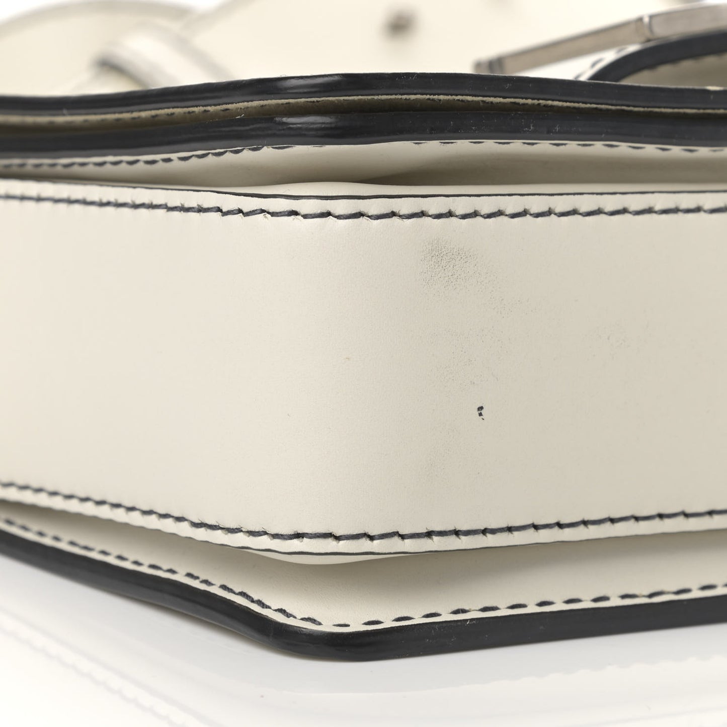 Smooth Calfskin Dio(r)evolution Flap Bag Off White