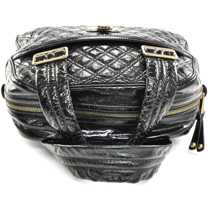 Marc Jacobs Patent Quilted Ursula Bowler Black 5 of 9