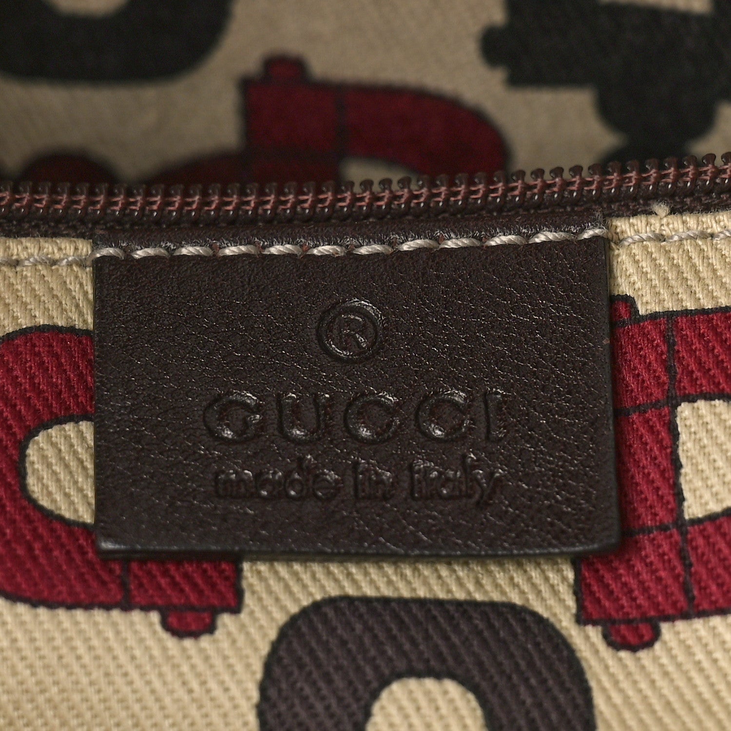 Gucci Monogram Large D Gold Hobo Dark Brown 6 of 10