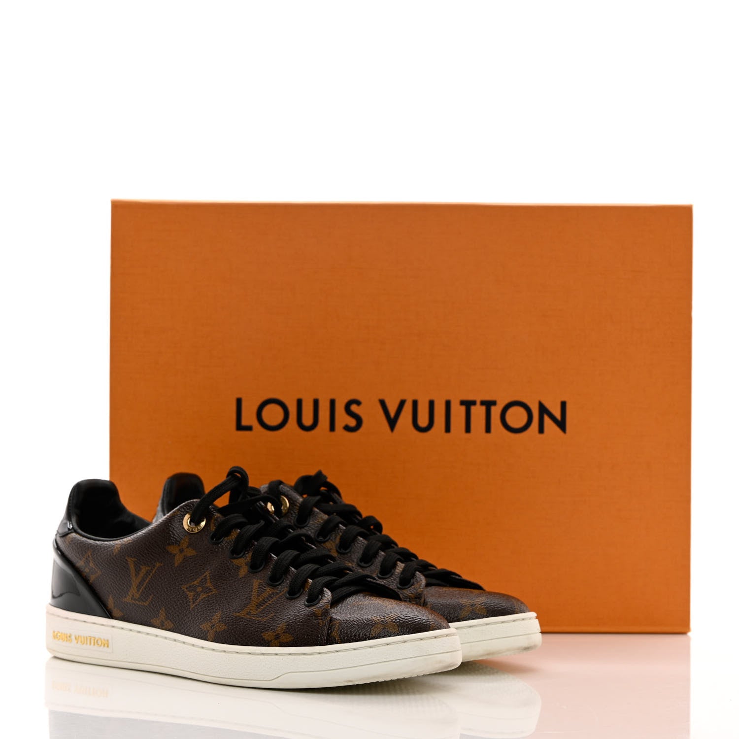 Louis Vuitton Patent Monogram Frontrow Sneakers 38 13 of 13