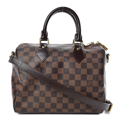Louis Vuitton Damier Ebene Speedy Bandouliere 25 1 of 20