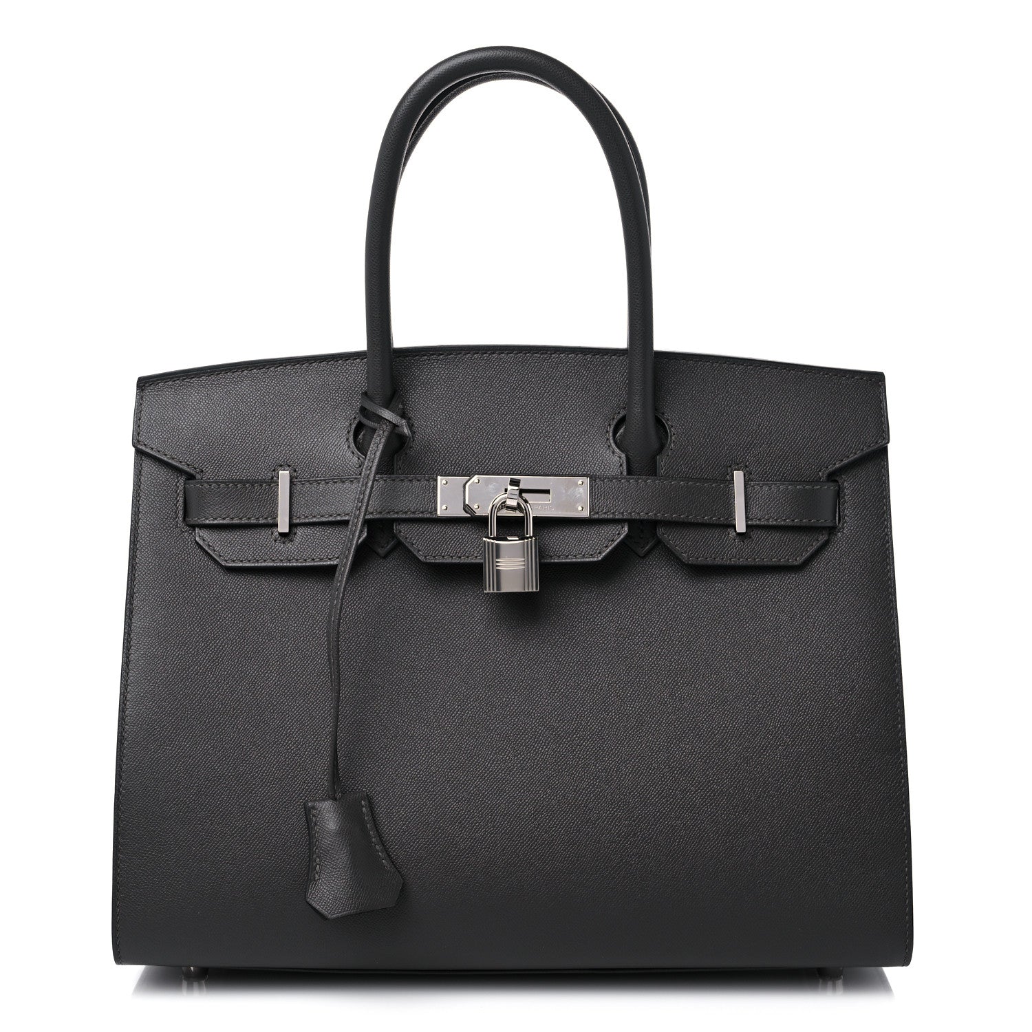 Hermes Madame Calfskin Birkin Sellier 30 Graphite 1 of 10