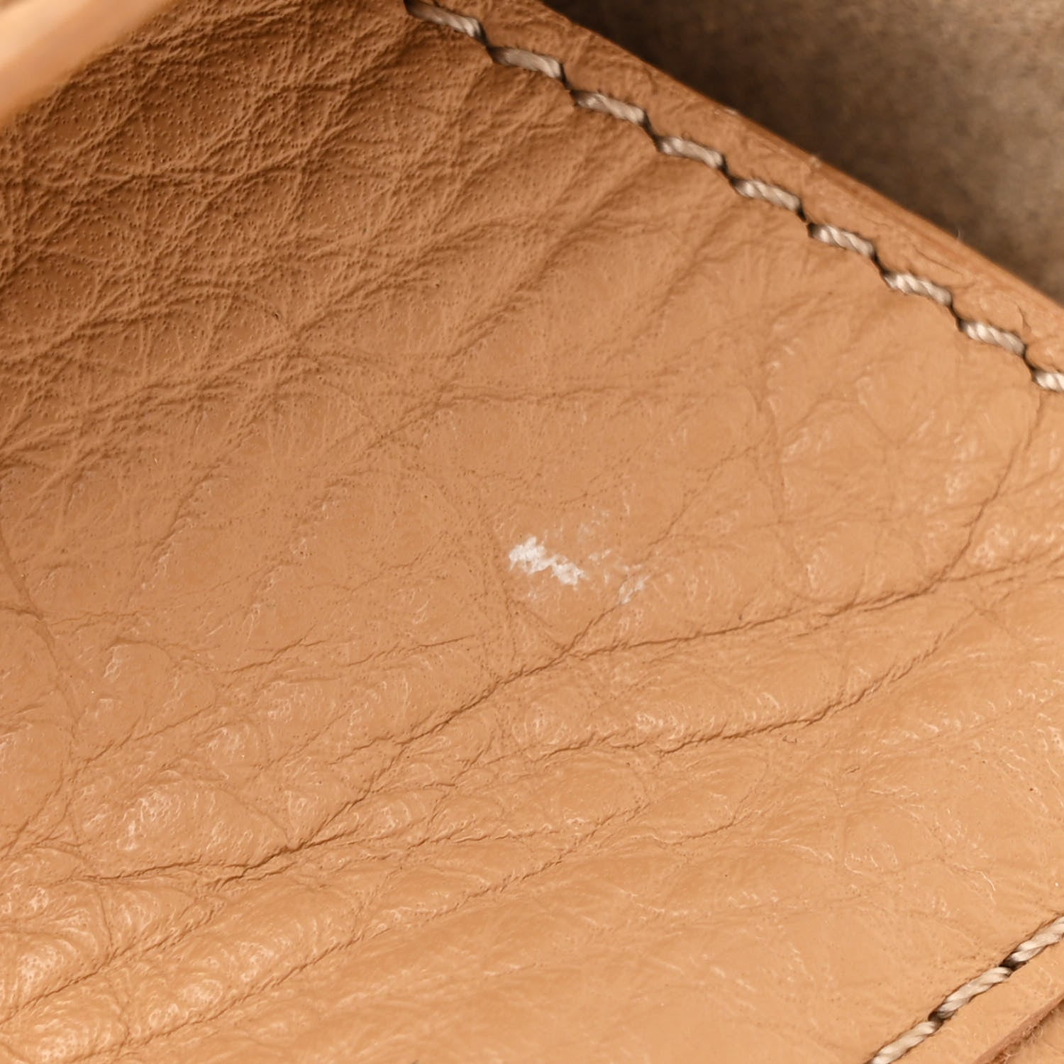 Christian Dior Grained Calfskin Saddle Messenger Bag Beige 11 of 13