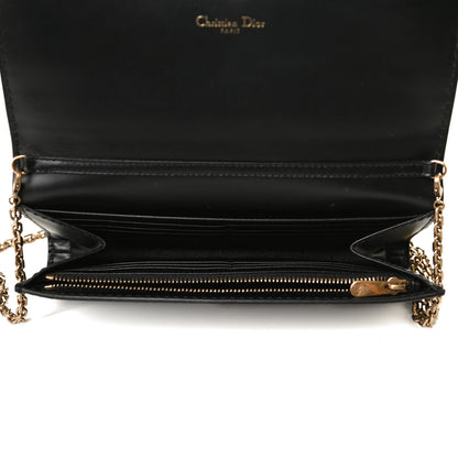 Christian Dior Smooth Calfskin J'adior Croisiere Chain Wallet Black 4 of 13
