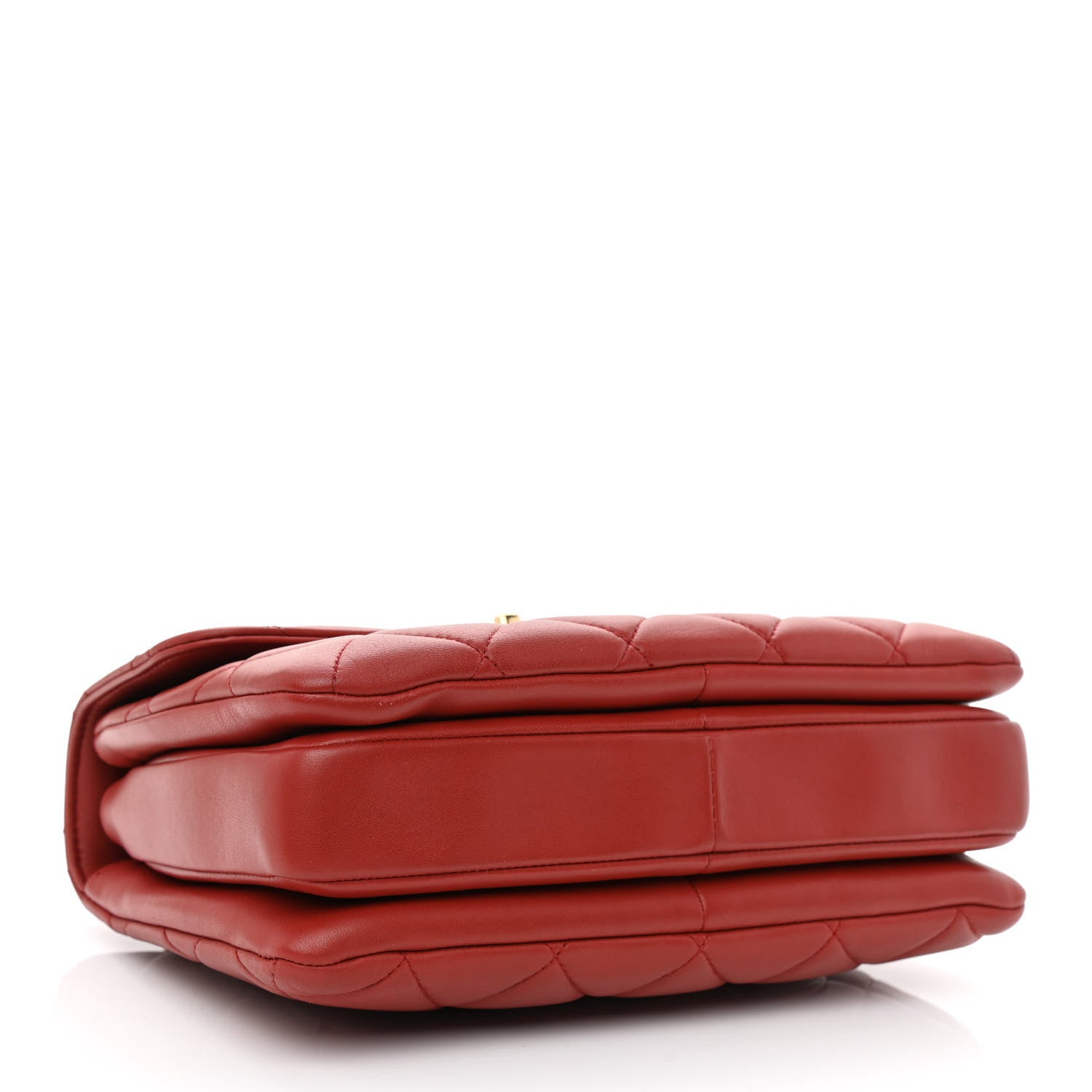 Chanel Lambskin Quilted Small Trendy CC Flap Dual Handle Bag Red 4 of 11