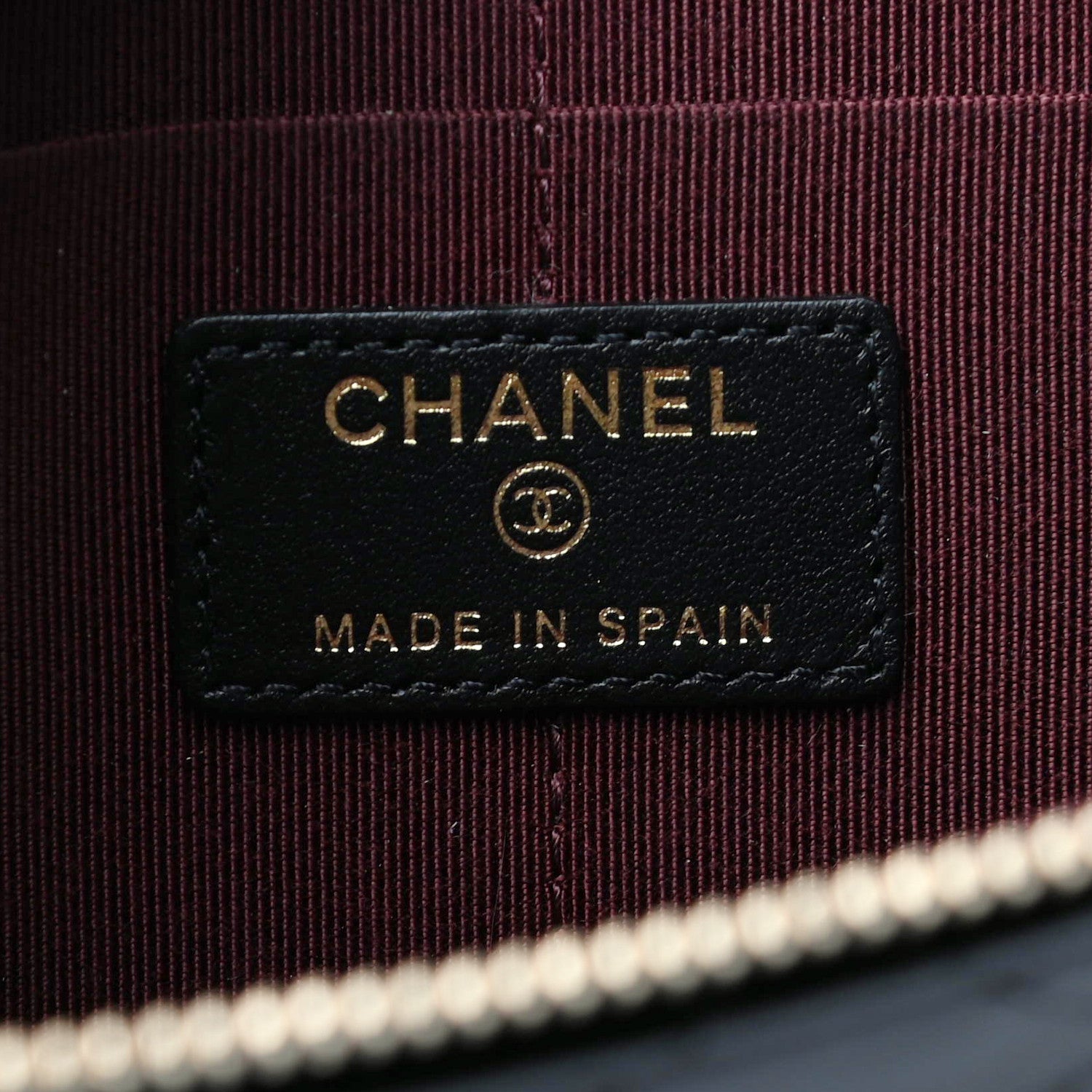 Chanel Aged Calfskin Quilted 2.55 Reissue Pouch With Chain Handle Black 6 of 8