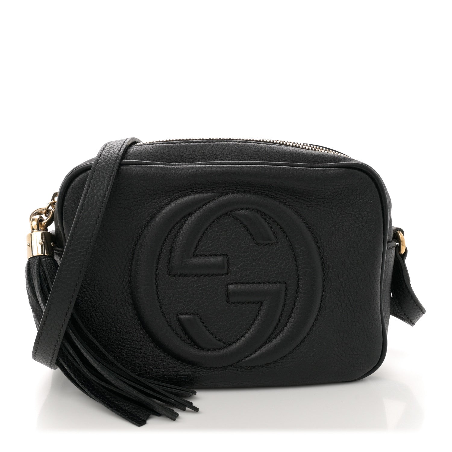 Gucci Pebbled Calfskin Small Soho Disco Bag Black 1 of 12