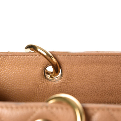 Chanel Caviar Quilted Grand Shopping Tote GST Beige 15 of 30
