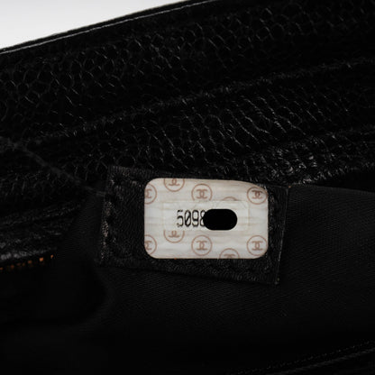 Chanel Caviar CC Shopper Tote Black 7 of 8
