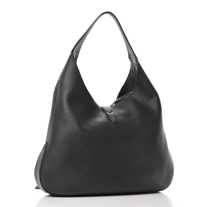 Gucci Soft Grained Calfskin Large Jackie Hobo Black 4 of 9