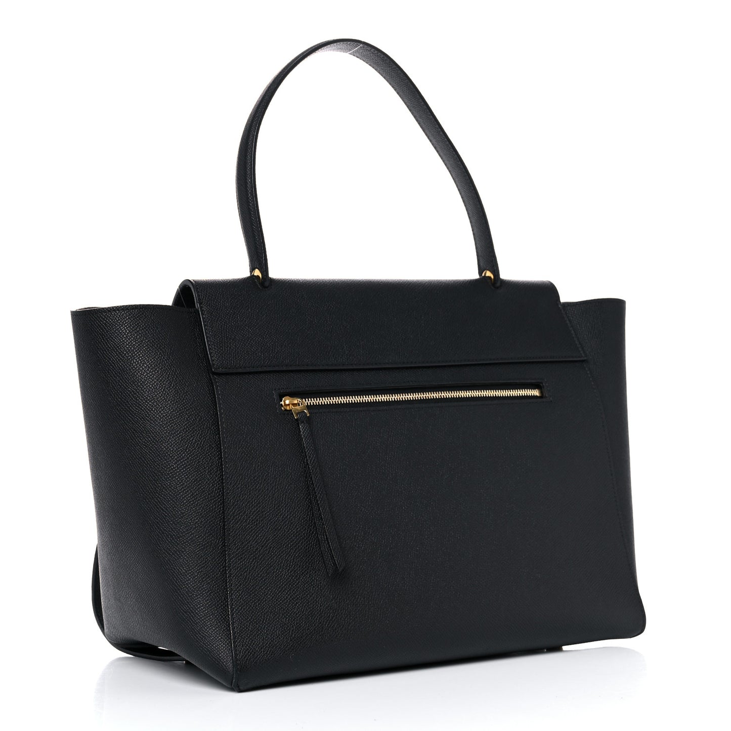 Grained Calfskin Small Belt Bag Black