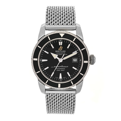Breitling Stainless Steel 42mm Super Ocean Heritage II Automatic Watch Black A17321 1 of 5