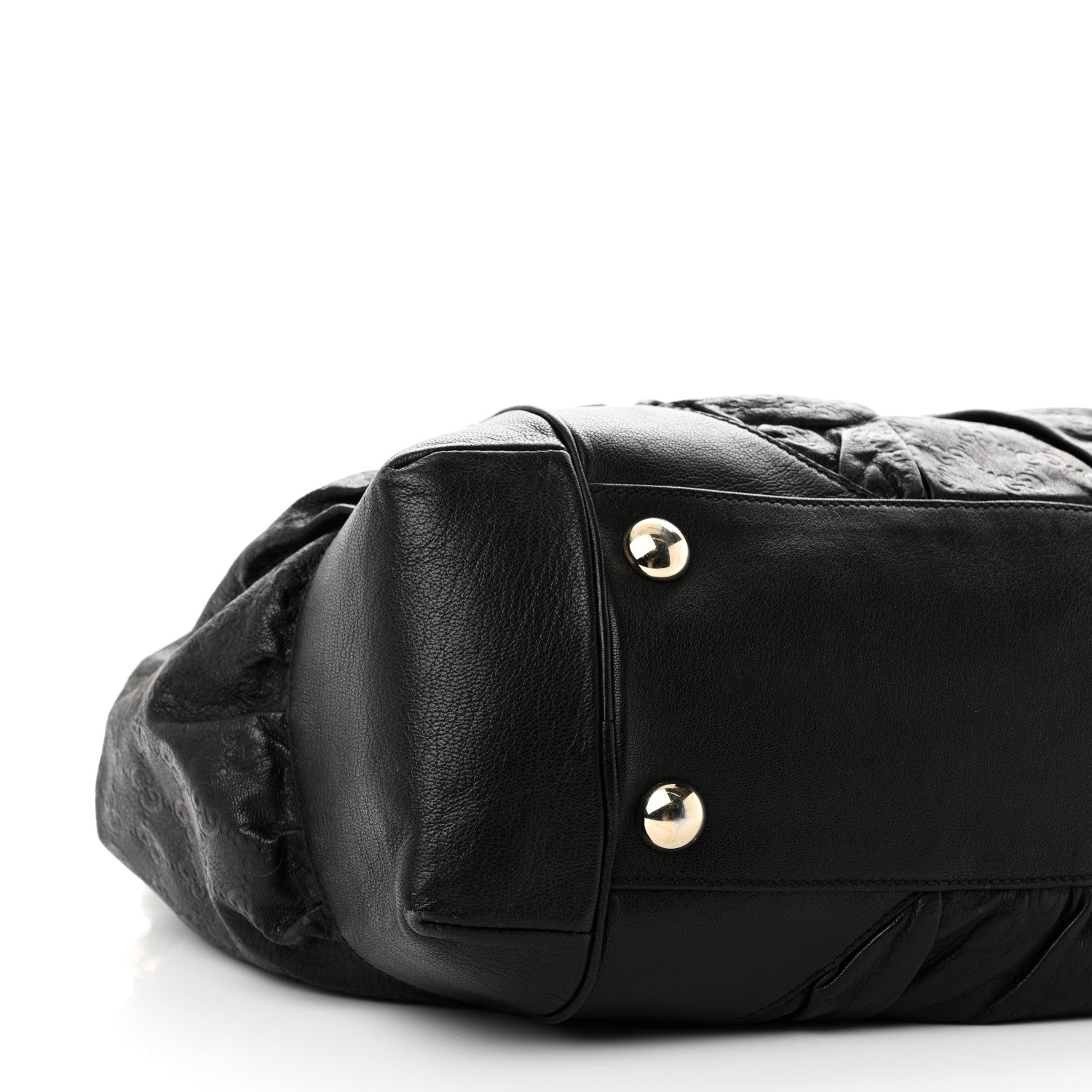 Gucci Guccissima Large Full Moon Tote Black 9 of 10