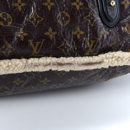 Louis Vuitton Patent Monogram Shearling Sac Thunder 15 of 25