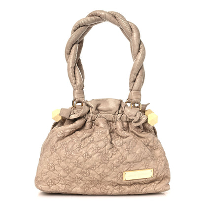 FASHIONPHILE Lambskin Olympe Stratus PM Ecru 1 of 10