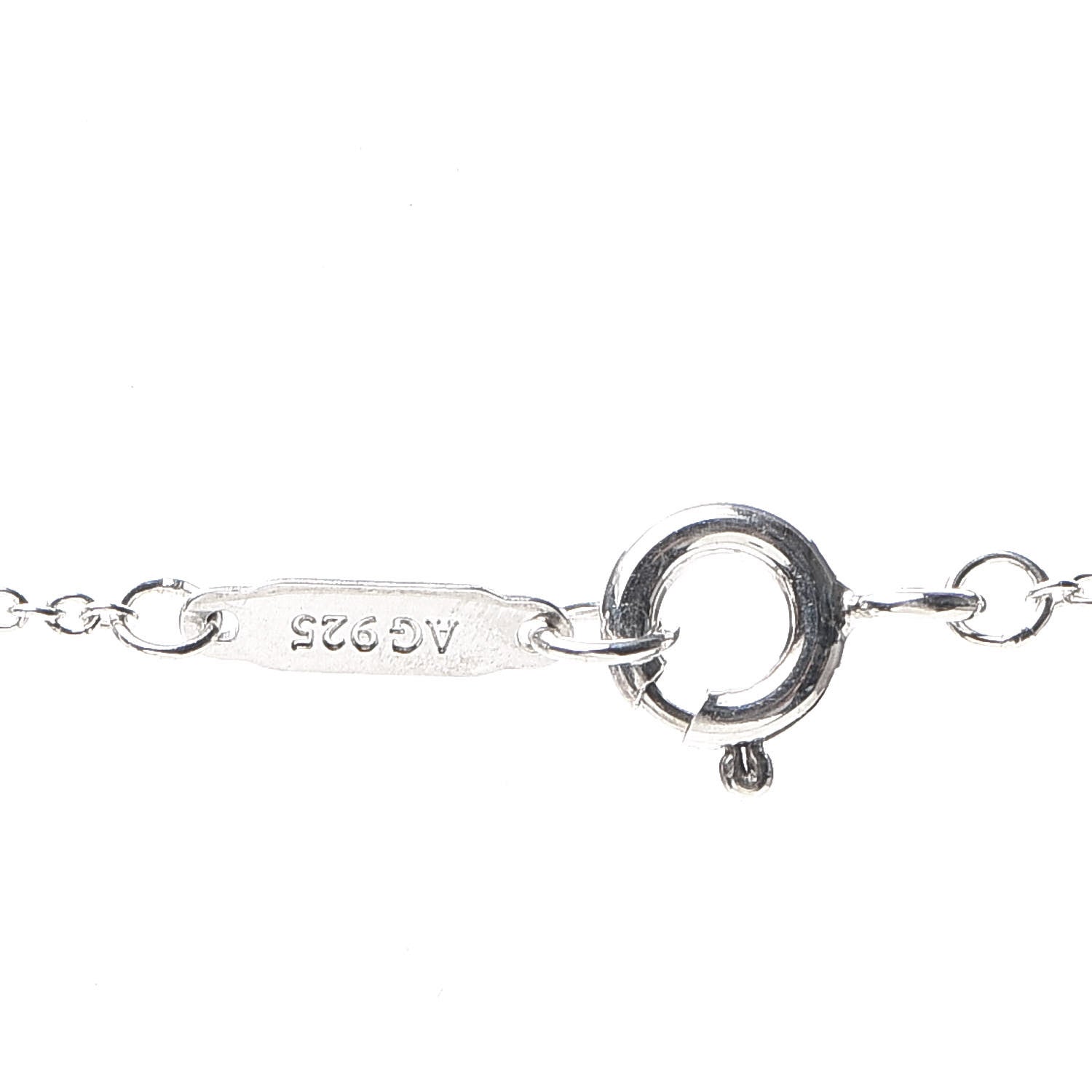Tiffany Sterling Silver Enamel Handbag Charm Necklace Blue 4 of 5