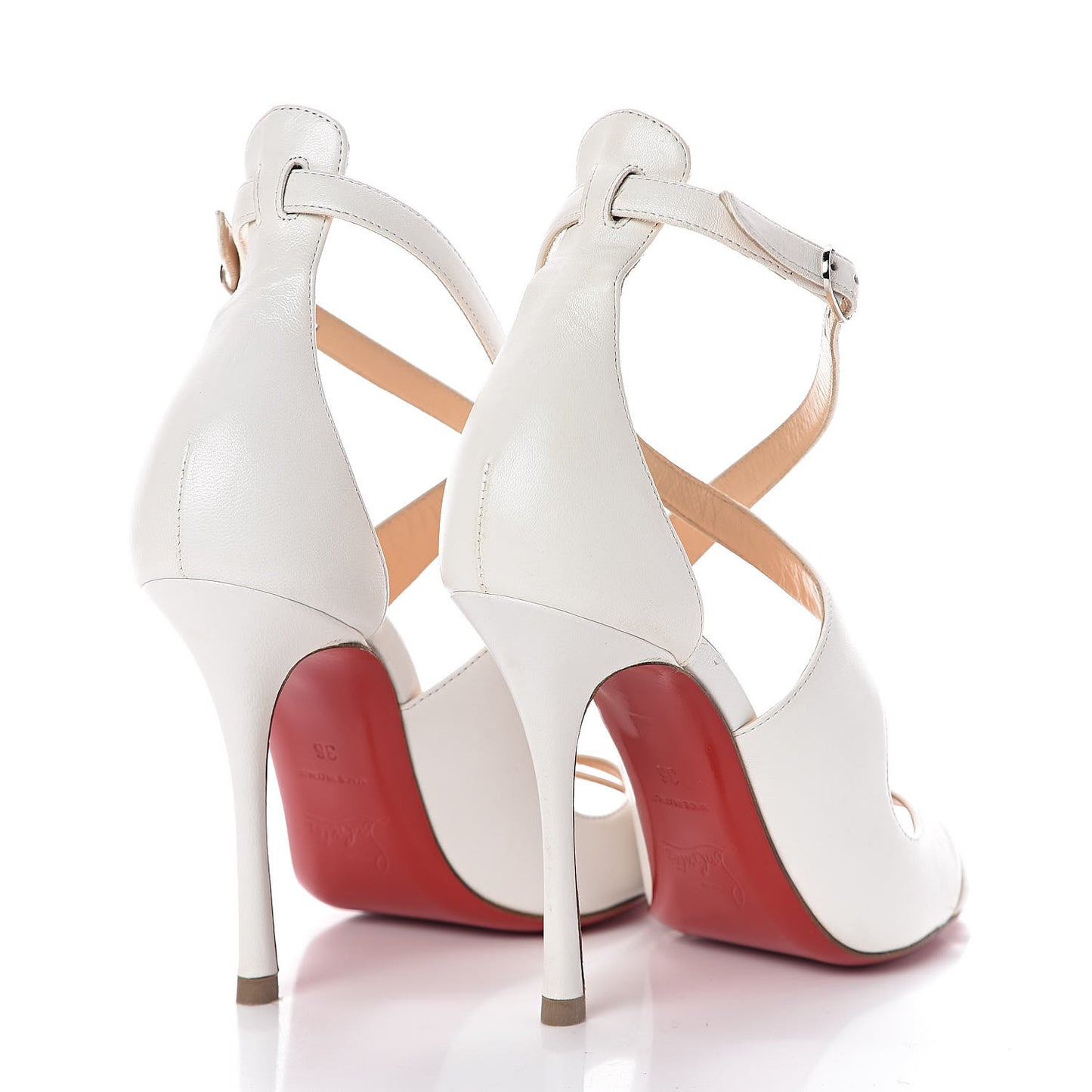 Shiny Nappa Malefissima 100 Sandals 36 Latte
