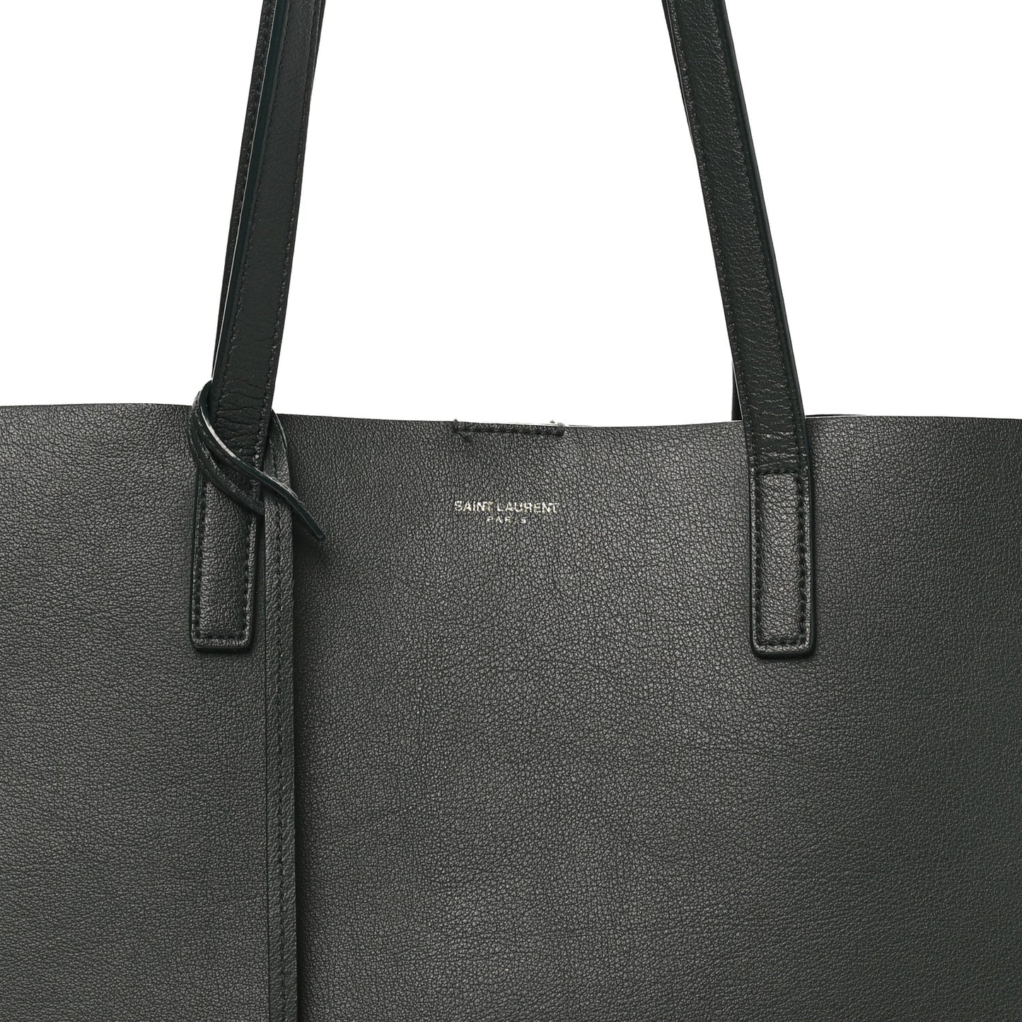Calfskin Large Shopping Tote Dark Green