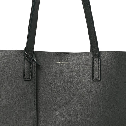 Saint Laurent Calfskin Large Shopping Tote Dark Green 9 of 11