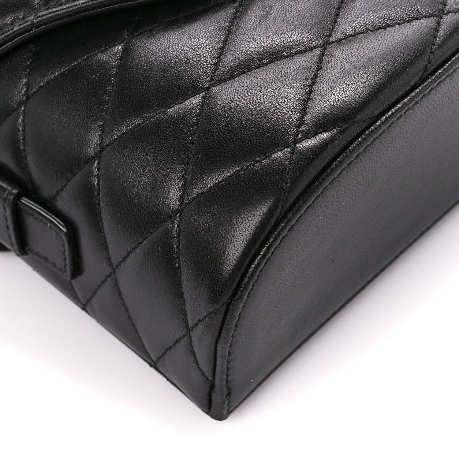 Saint Laurent Lambskin Matelasse Monogram June Box Bag Black 9 of 10