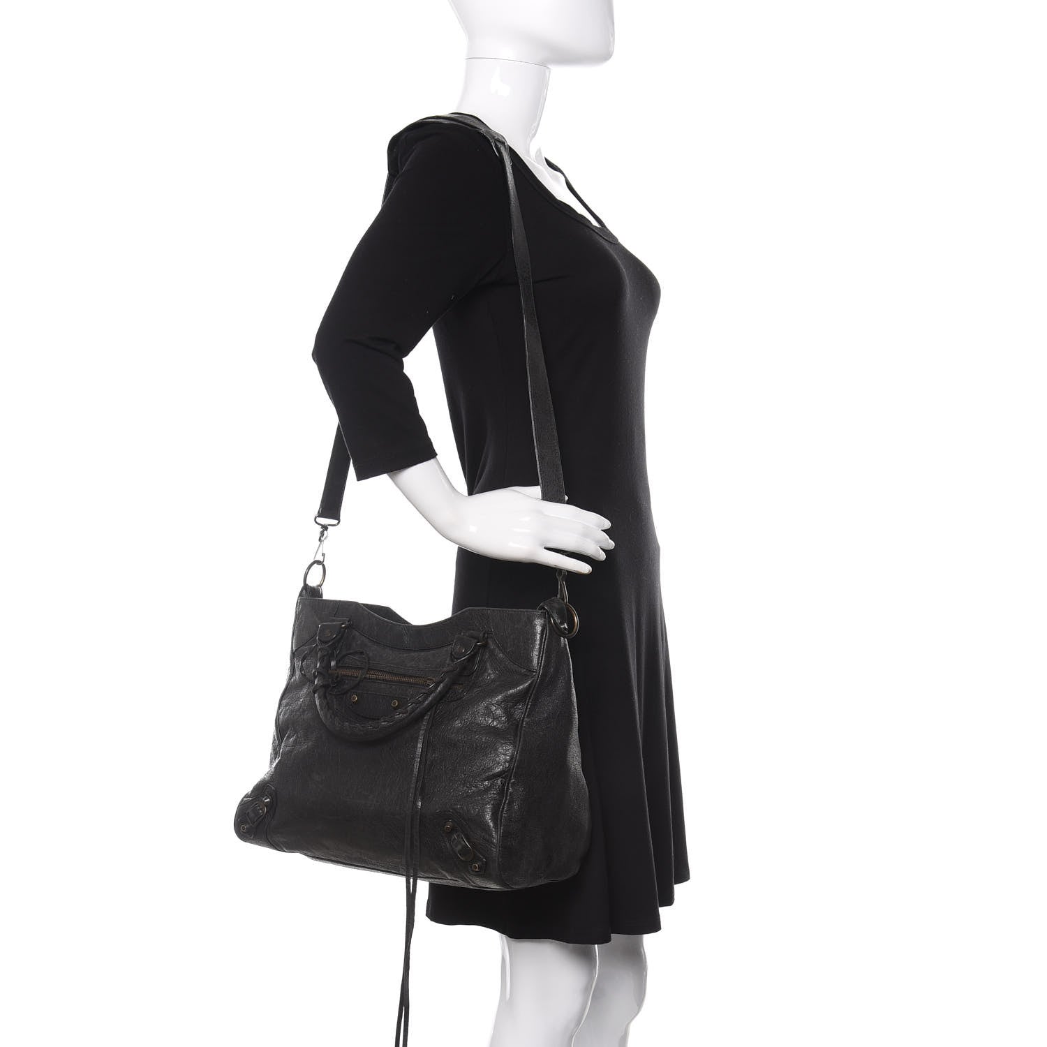 Balenciaga Agneau Classic Hardware Velo Black 2 of 23