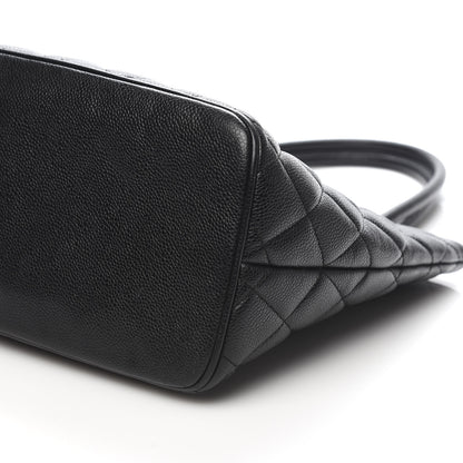 Chanel Caviar Quilted Medallion Tote Black 9 of 10