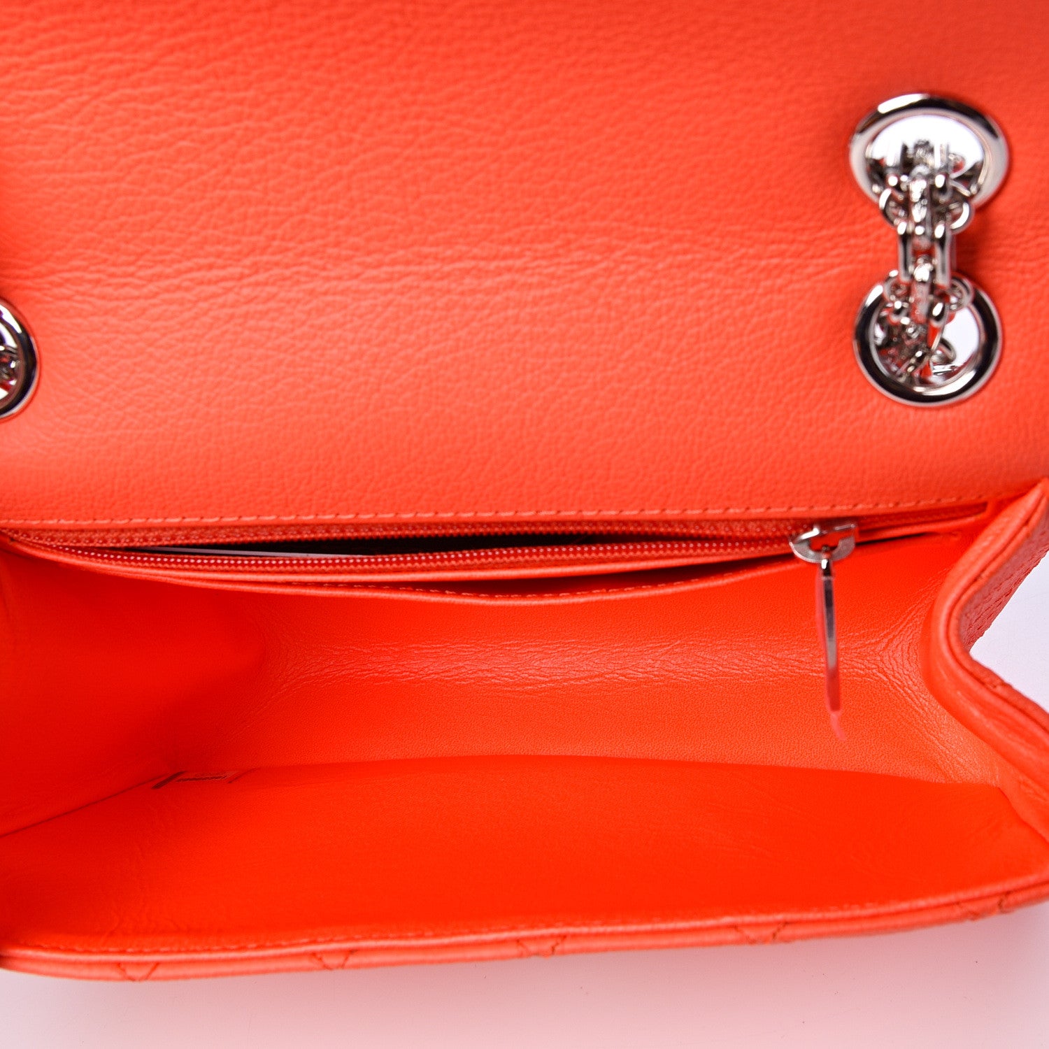 Chanel Goatskin Quilted 2.55 Reissue Mini Flap Orange 4 of 10