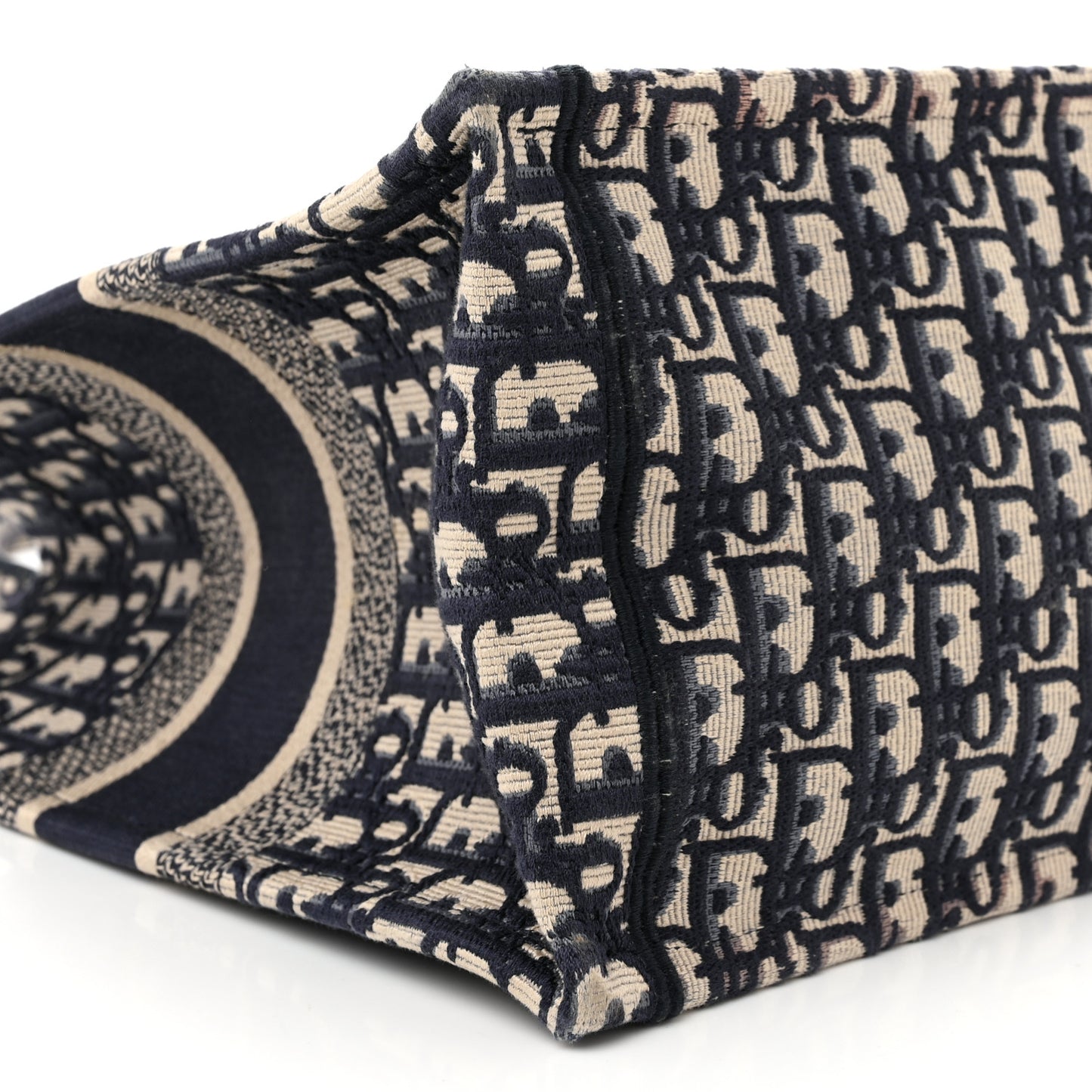 Oblique Medium Book Tote Blue Multicolor