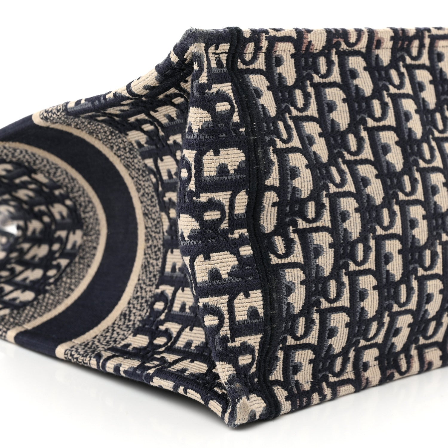 Christian Dior Oblique Medium Book Tote Blue Multicolor 9 of 11