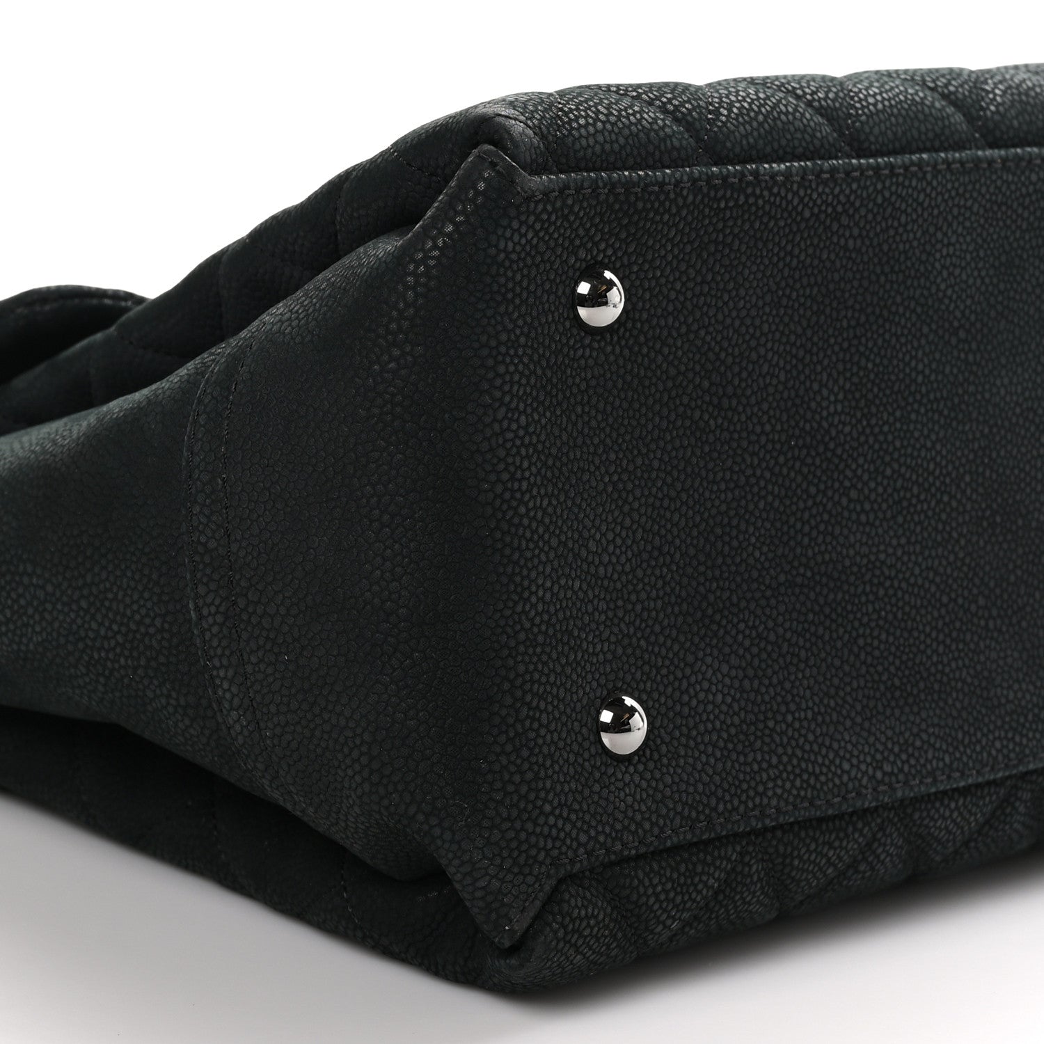 Chanel Iridescent Caviar Medium Lady Pearly Flap Black 8 of 9