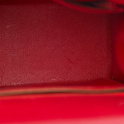 Hermes Courchevel Kelly Sellier 28 Rouge Vif 6 of 17