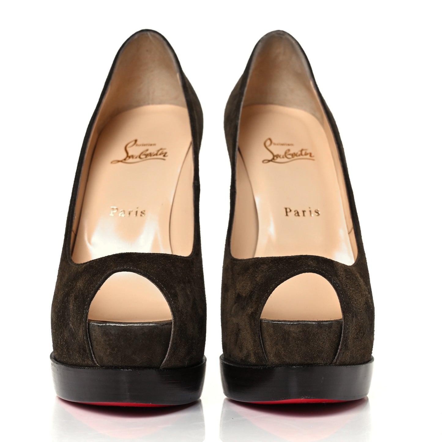 Suede Palais Royal Trepointe 140 Pumps 39 Bronze