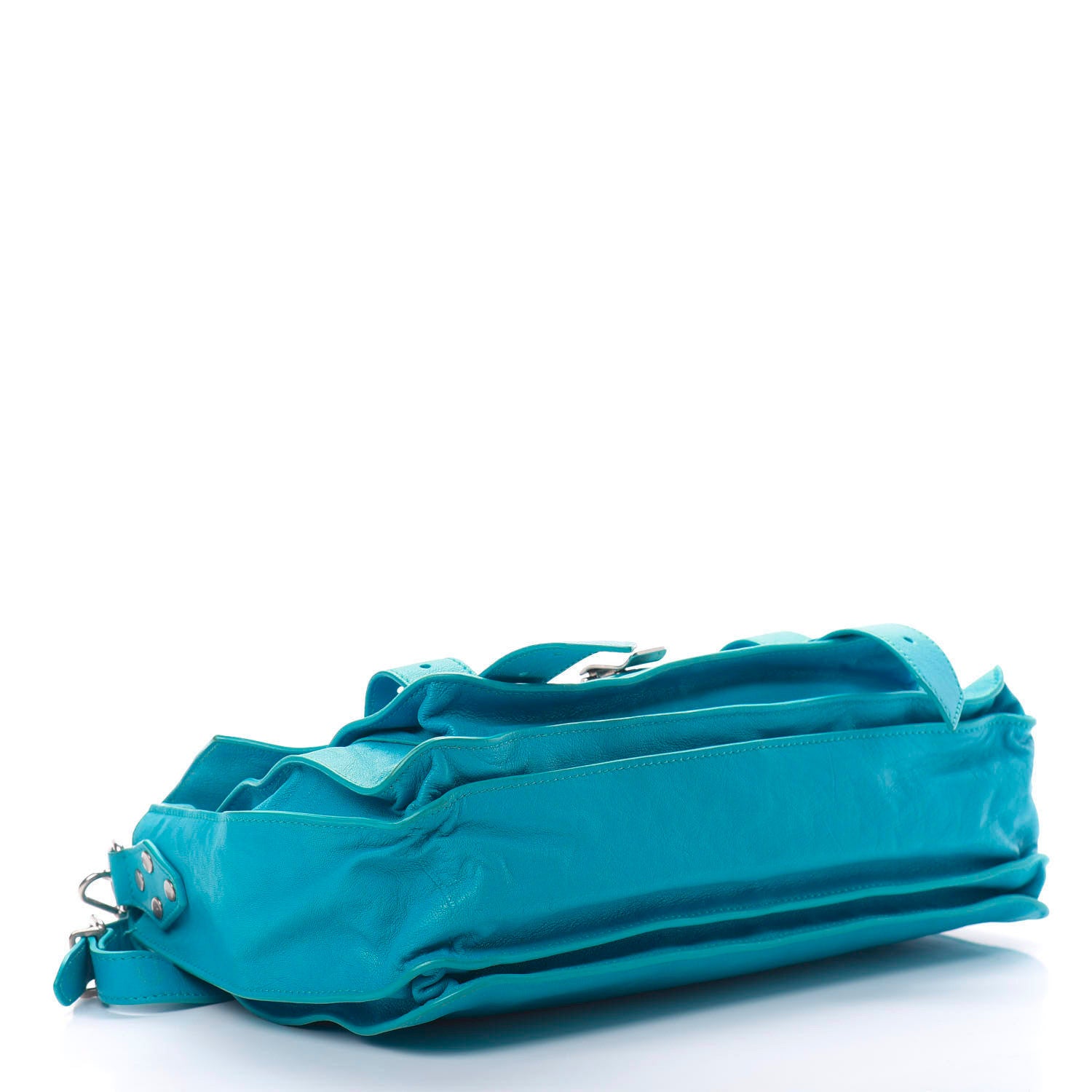 Proenza Schouler Lambskin Medium PS1 Satchel Turquoise 4 of 13