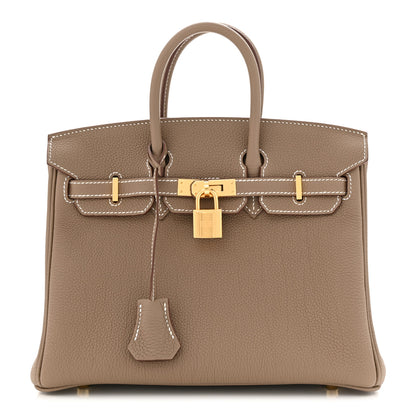 Hermes Togo Birkin 25 Etoupe 1 of 10