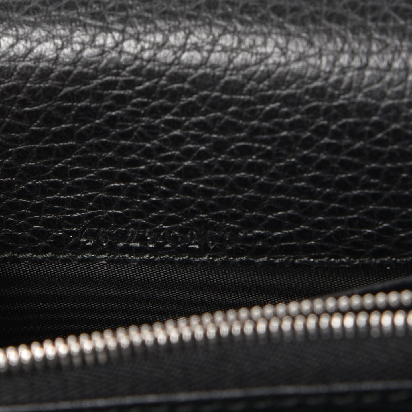 Calfskin Mini Dionysus Chain Wallet Black