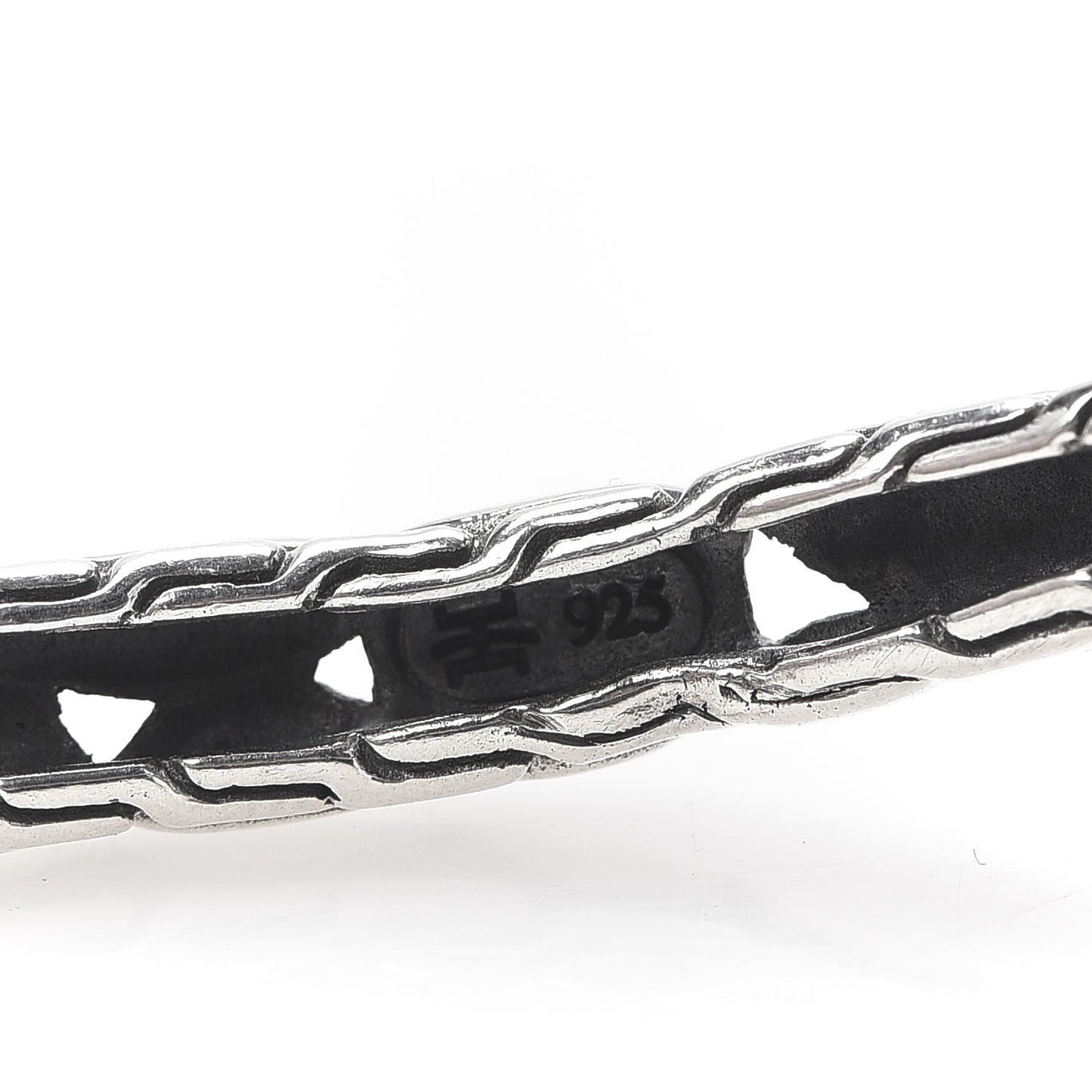 Sterling Silver Kali Slim Curved Bangle Bracelet Set of 3