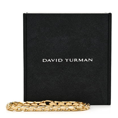 David Yurman 18K Yellow Gold 5mm Fluted Chain Bracelet 5 of 5