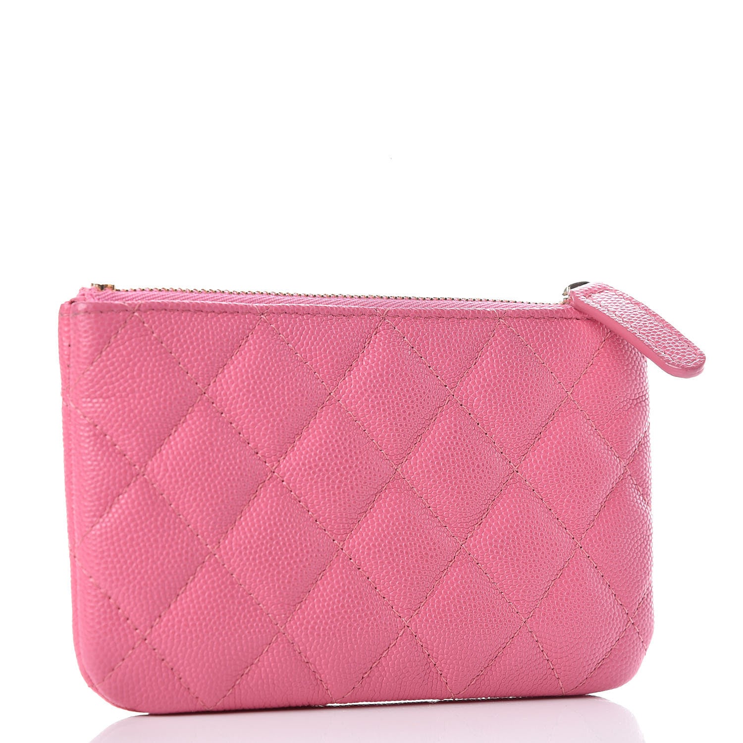 Chanel Caviar Quilted Small Cosmetic Case Pink 3 of 8
