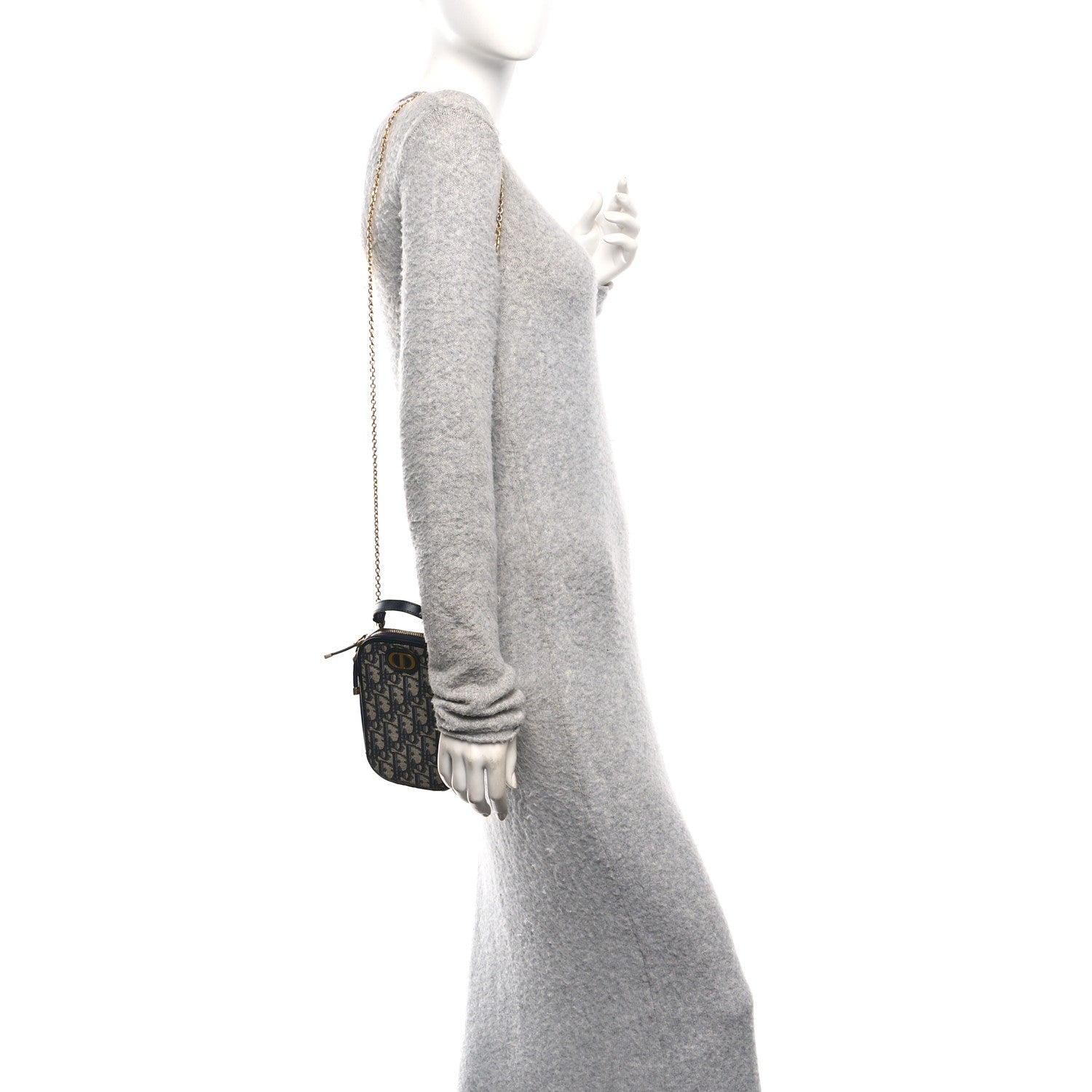 Christian Dior Oblique 30 Montaigne Phone Holder Blue 2 of 13