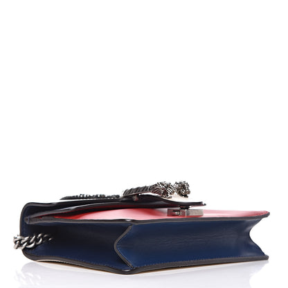 Gucci Calfskin Crystal Snake Embroidered Mini Dionysus Shoulder Bag Mystic White Hibiscus Red Blue Agata 5 of 10