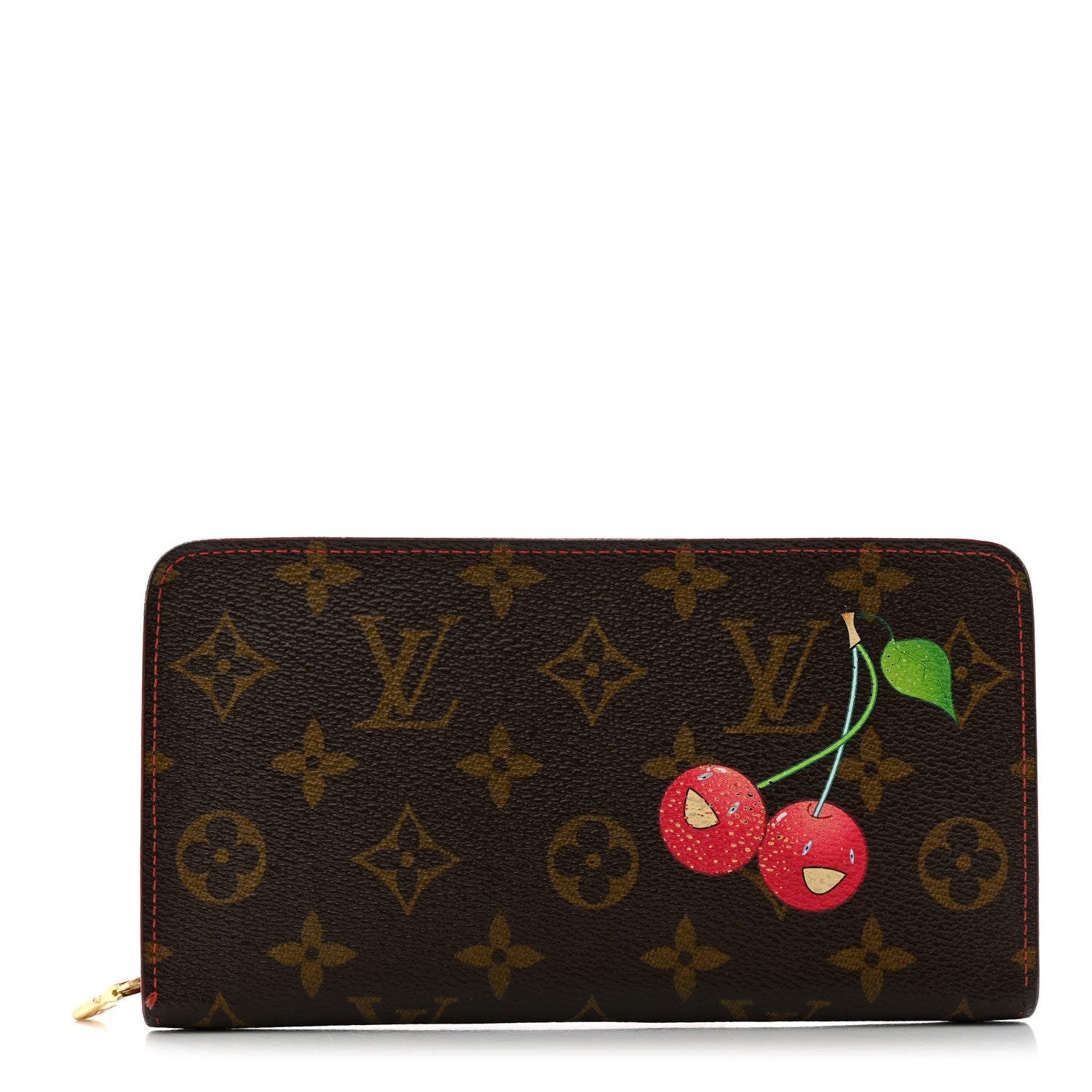Louis Vuitton Monogram Cerises Zippy Wallet 1 of 11