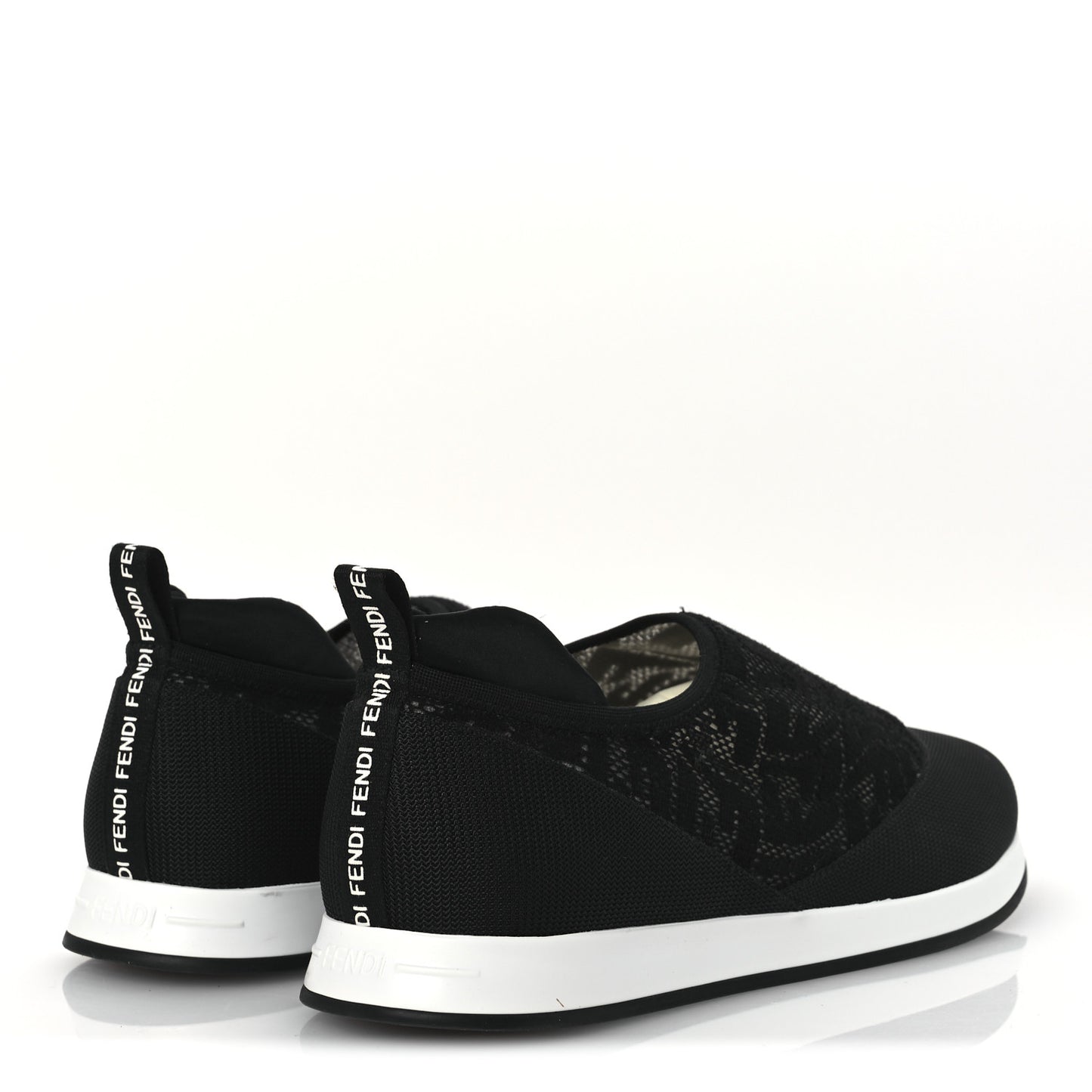 X SARAH COLEMAN Mesh FF Vertigo Runner Slip On Sneakers 39 Black