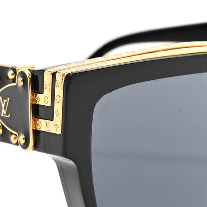 Louis Vuitton Acetate 1.1 Millionaires Sunglasses Z1165E Black 7 of 8
