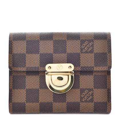 Louis Vuitton Damier Ebene Koala Compact Wallet 1 of 8