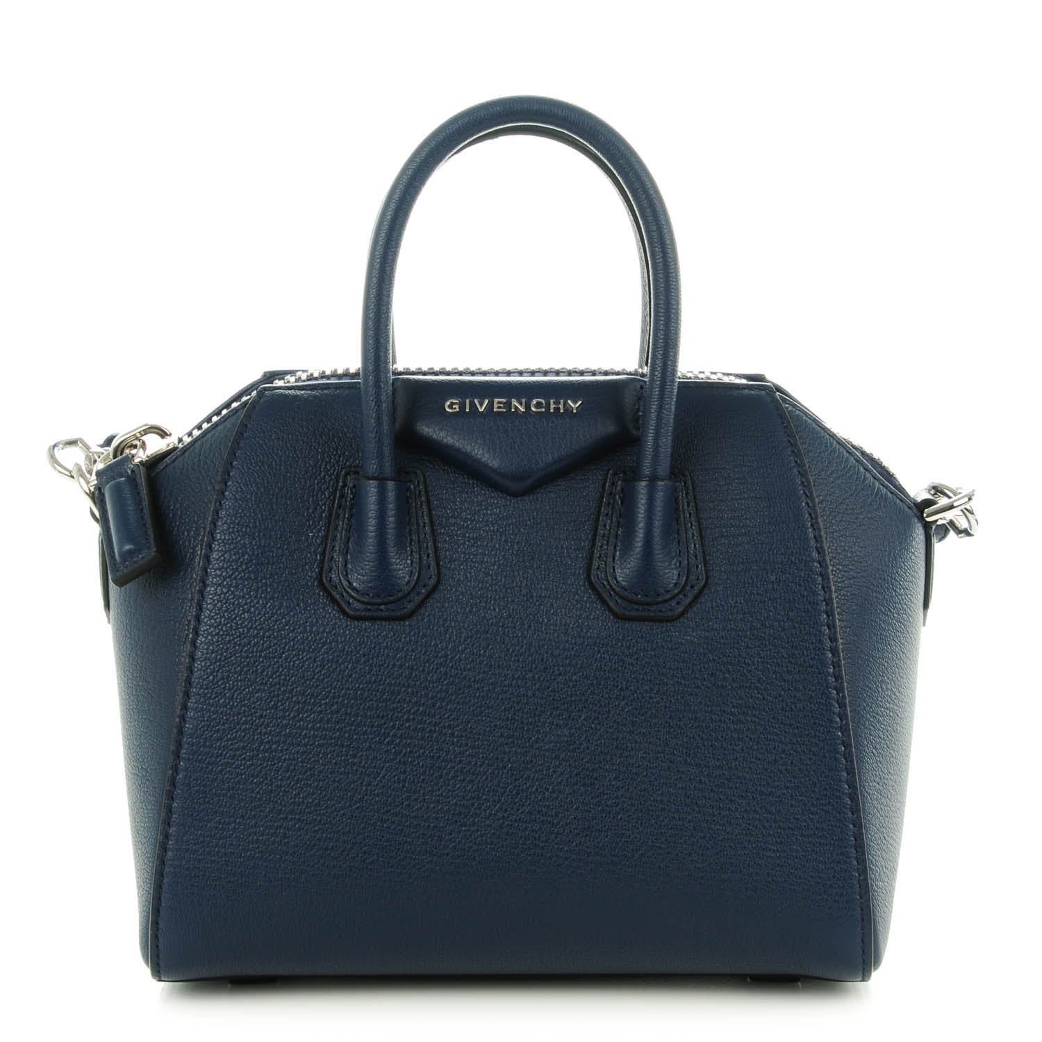 Givenchy Sugar Goatskin Mini Antigona Navy 1 of 7