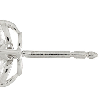 Tiffany Platinum Diamond .64ct Small Victoria Earrings 3 of 5