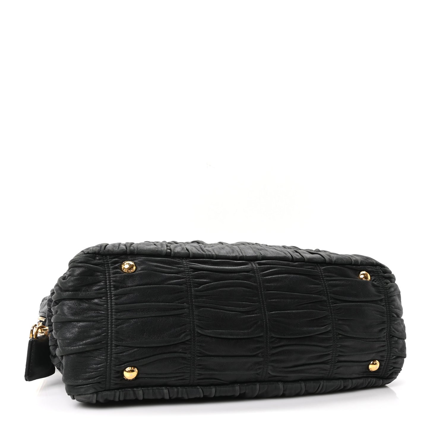Nappa Gaufre Tote Black