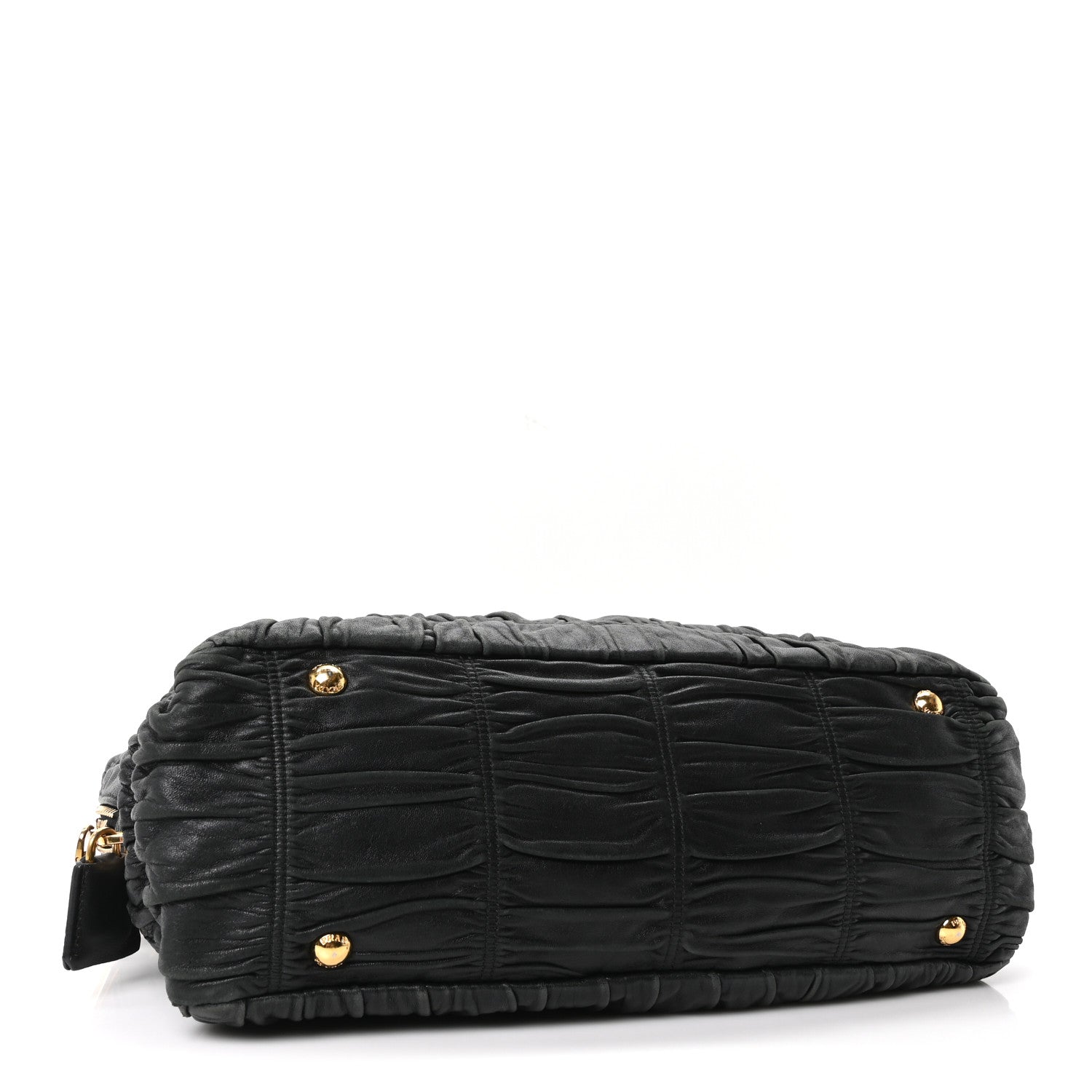 Prada Nappa Gaufre Tote Black 4 of 10