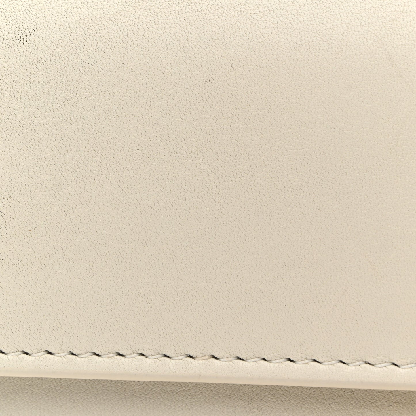 Calfskin 30 Montaigne East West Chain Flap Bag Off White