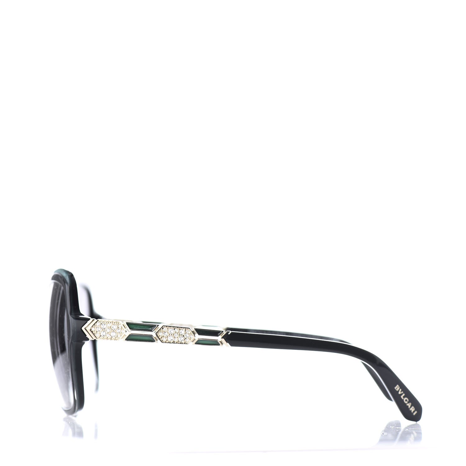 Bulgari Crystal 8181B Sunglasses Black 3 of 12
